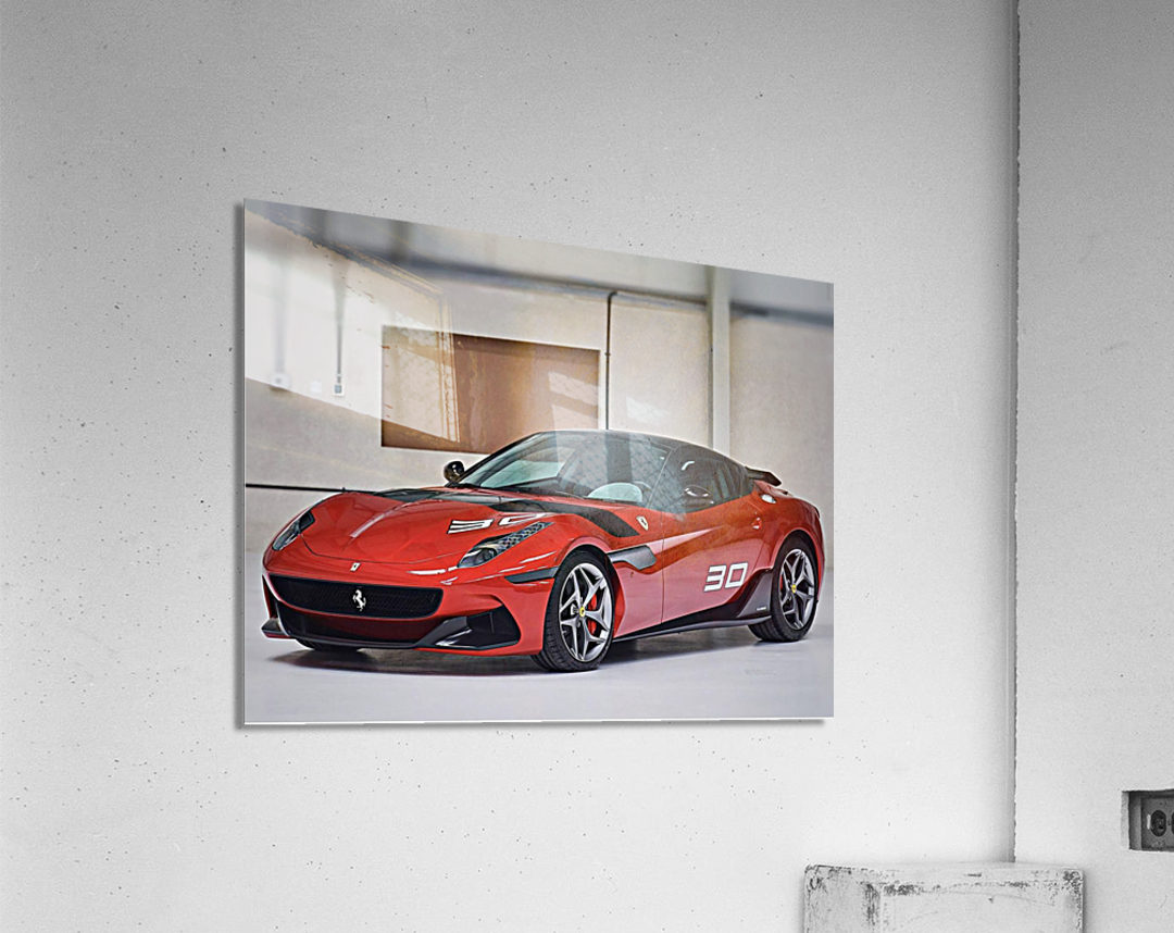 Ferrari Race Car Acrylic Print