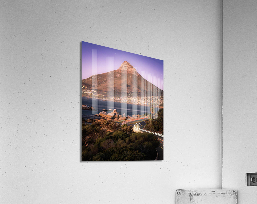 Mountin View Drive Acrylic Print