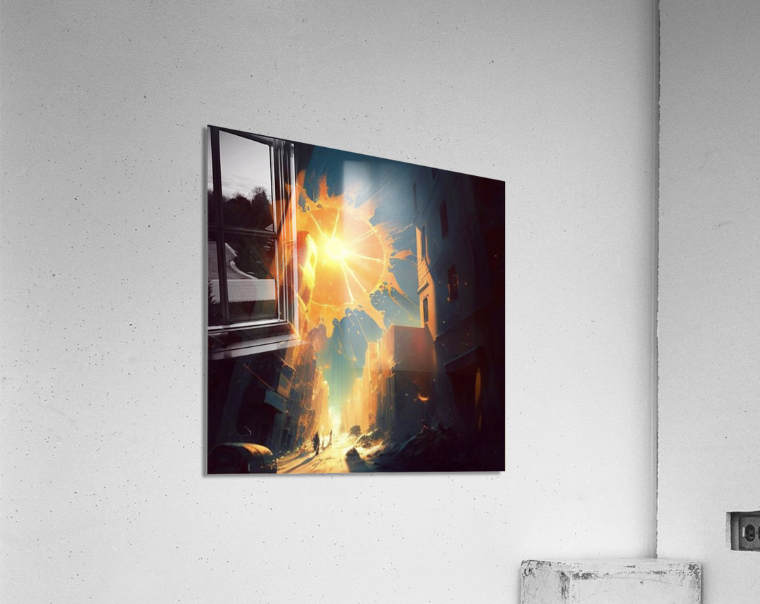 SUNKISS CITY Acrylic Print