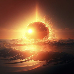 SUN INSIDE THE OCEAN