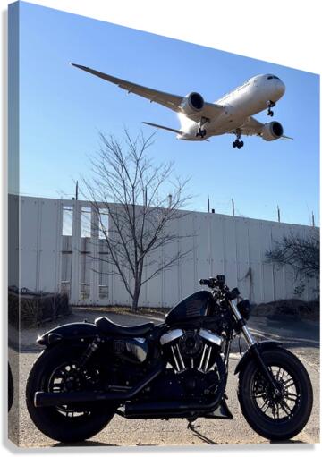 Bikes And Flights Canvas Print