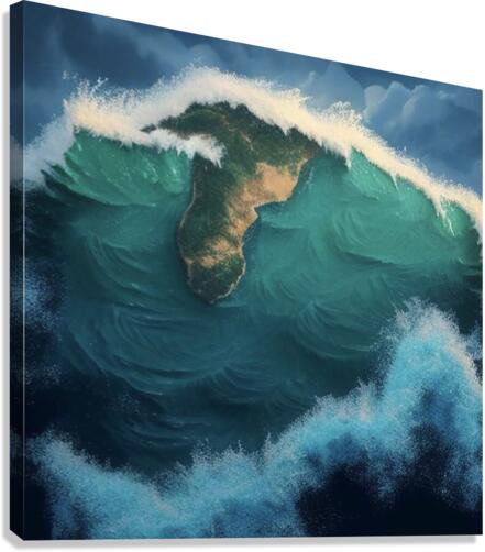 STORMY WATERS Canvas Print
