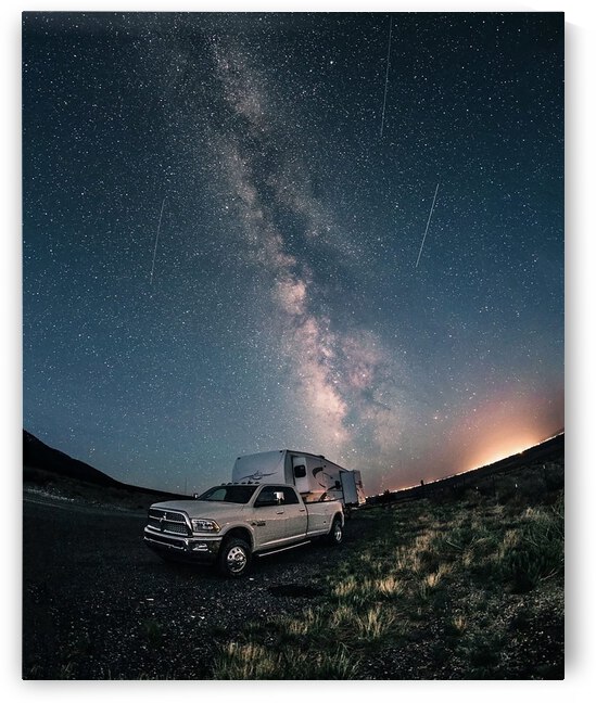 Truck At Night  by Gregory Michael 88 Art Studio