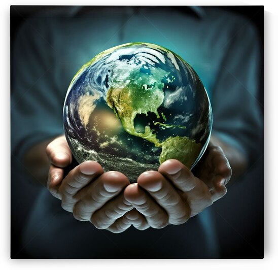 WORLD IN MY PALMS by Gregory Michael 88 Art Studio