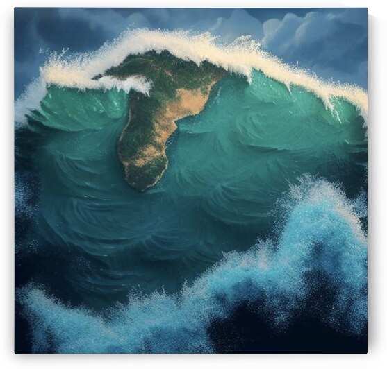 STORMY WATERS by Gregory Michael 88 Art Studio