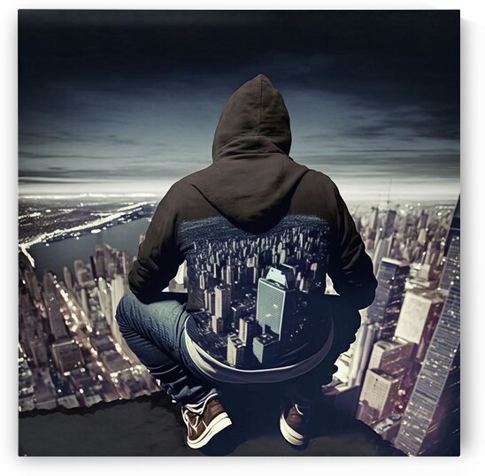 OVER LOOKING MY CITY by Gregory Michael 88 Art Studio