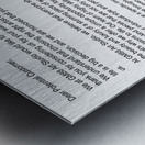 custom page Metal print