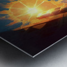 SUNKISS CITY Metal print