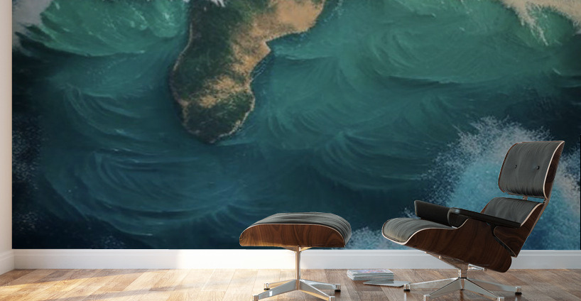 STORMY WATERS Wall Murals