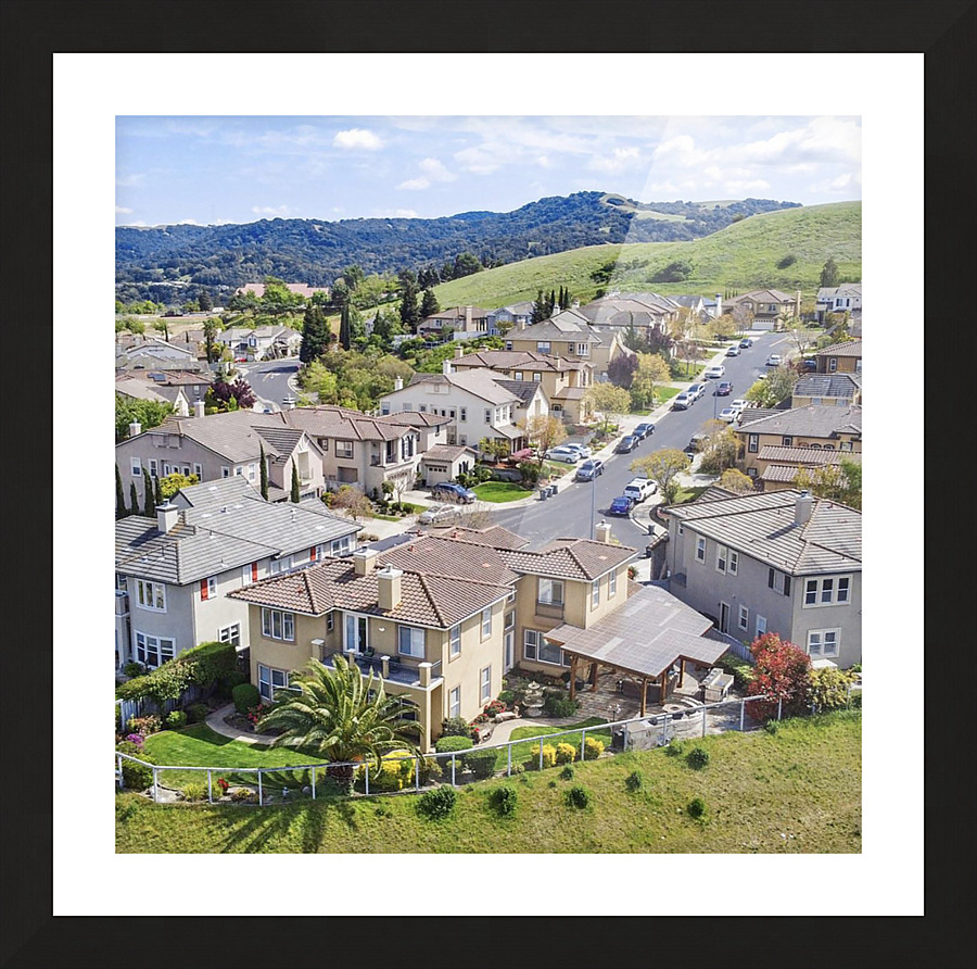 My Neighborhood  Picture Frame print