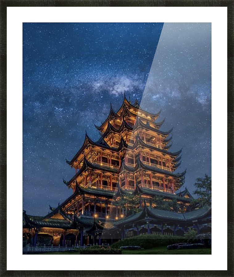 China Nights Picture Frame print