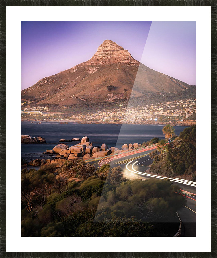 Mountin View Drive Picture Frame print