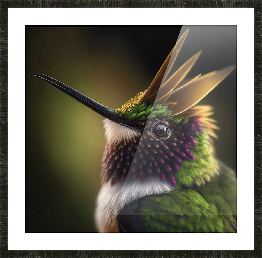 My Peco bird  Picture Frame print