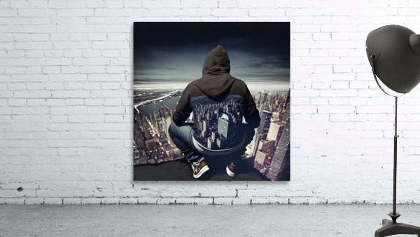 OVER LOOKING MY CITY Wall Preview